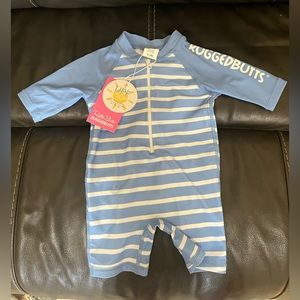 New With Tags Baby Infant Swimsuit Rugged Butts